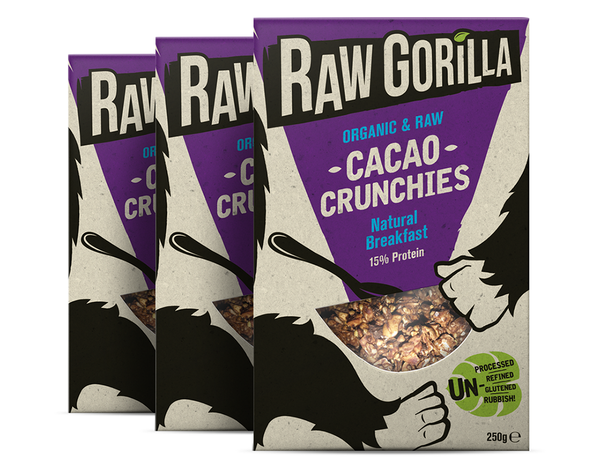 Cacao Crunchies - 250g - Raw Gorilla